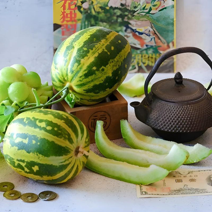 Japanese Tiger Melon Seeds - Sweet Striped And Unique Melons