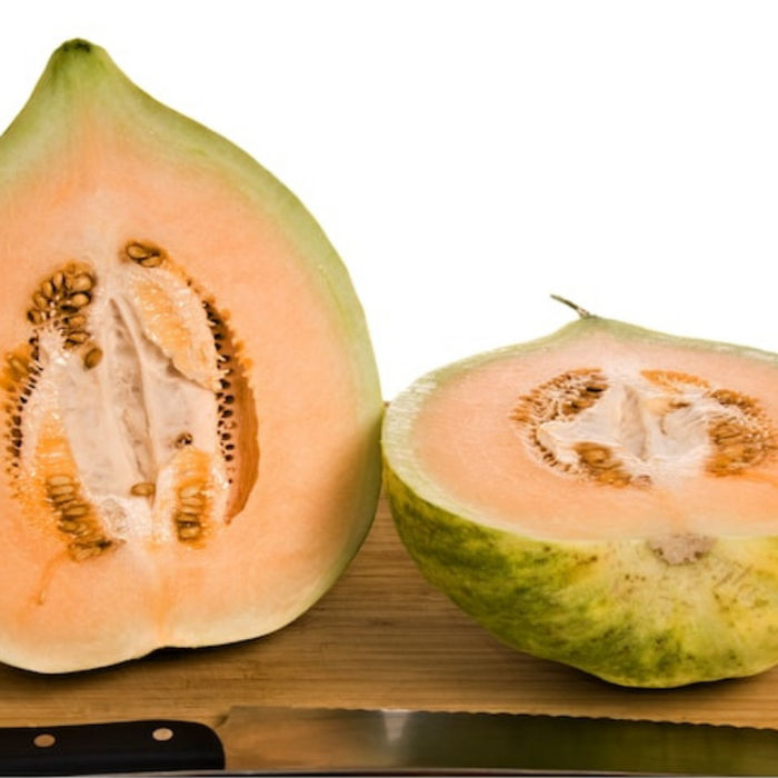 Crenshaw Melon Heirloom Seeds - Muskmelon, Sweet, Large, Organic, Non-GMO