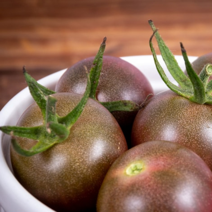 Black Cherry Tomato Seeds - Heirloom, Cherry Tomato, Indeterminate, High Yield, Bruschetta, Container Garden, Black Tomato, OP, Non-GMO