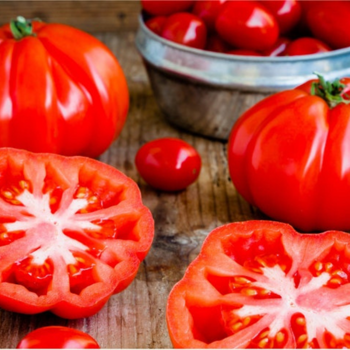 Coustralee Tomato Seeds - Heirloom Beefsteak Tomato, French Heirloom Tomato, Indeterminate, Vining Tomato, Hydroponic Tomato, OP, Non-GMO