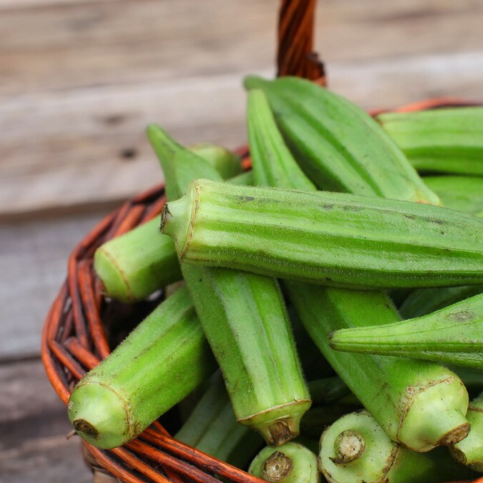 Clemson Spineless Okra Seeds - Heirloom Seeds, Hibiscus Seeds, Gumbo, Edible Landscaping, Open Pollinated, Non-GMO