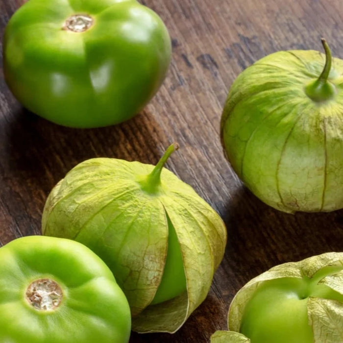 Tomatillo Verde Heirloom Seeds - Chinese Lantern, Salsa Verde, Canning Tomato, Green Flesh, Open Pollinated, Non-GMO