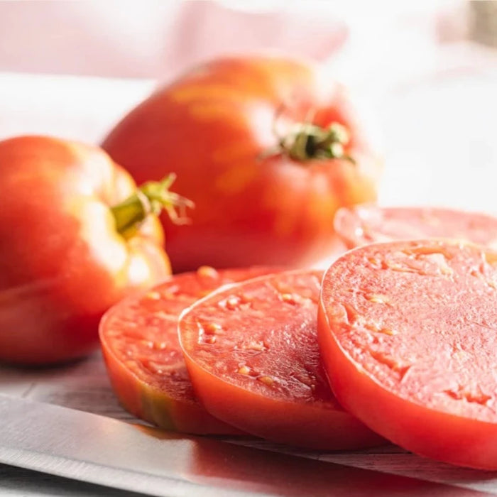 Oxheart Pink Tomato Seeds - Heirloom, Indeterminate, Heart Shaped Tomato, Slicing Tomato, Pink Tomato, Open Pollinated, Non-GMO