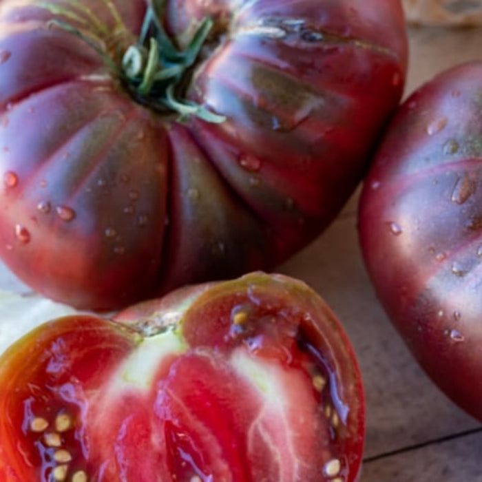 Black Krim Tomato Seeds - Heirloom Seeds, Russian Heirloom Tomato, Indeterminate, Open Pollinated, Non-GMO